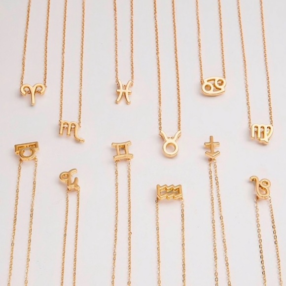 New SAGITTARIUS Gold Charm Zodiac Necklace - Picture 5 of 14